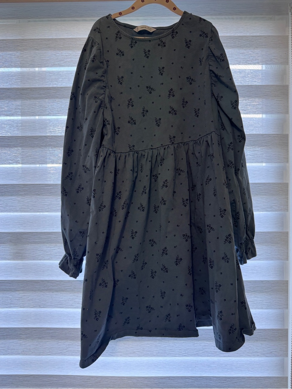 Girls MNG Mango Long Sleeve Floral Dress